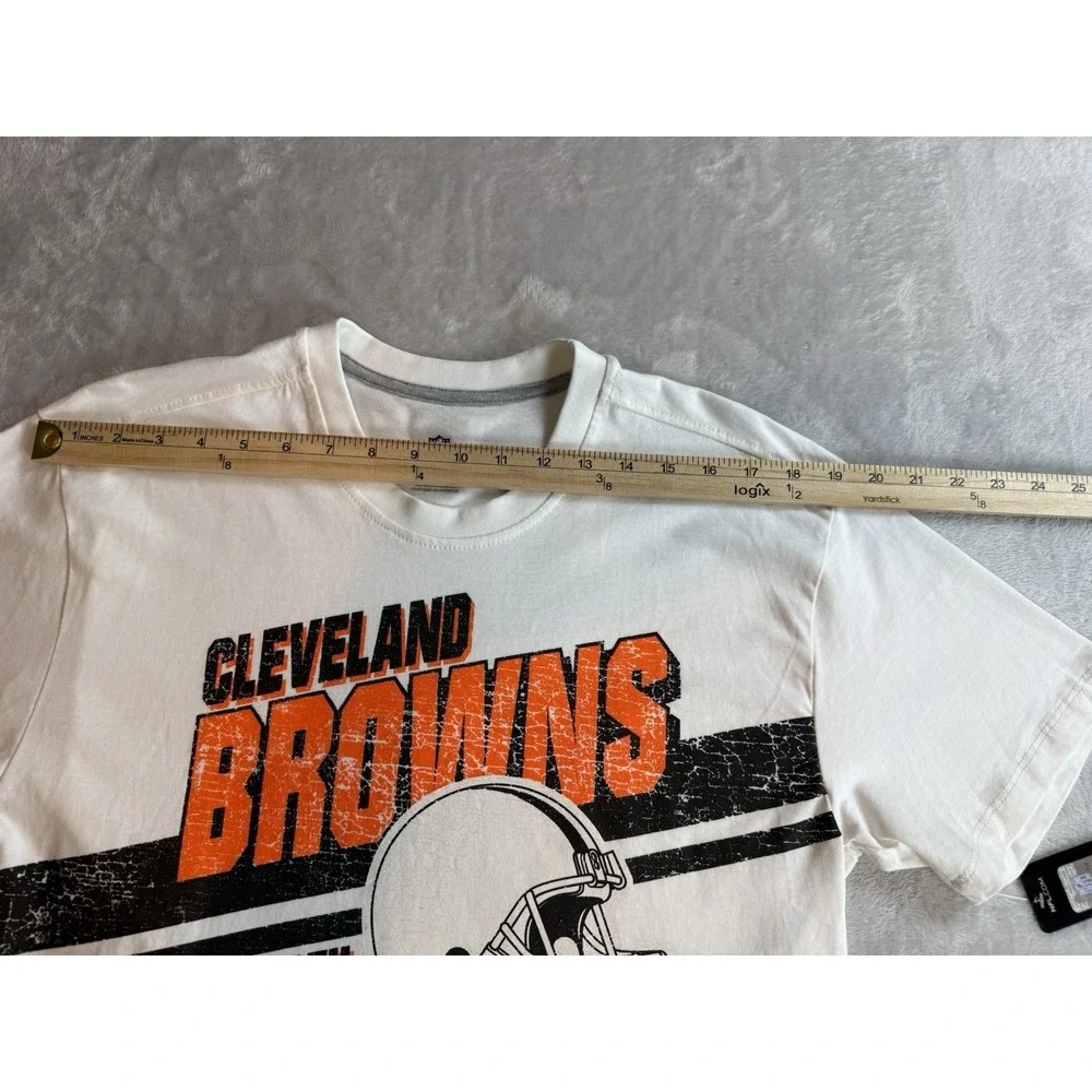 NFL Team Apparel Youth T Shirt Sz XL Cleveland Browns Graphic T Shirt Boys Girls